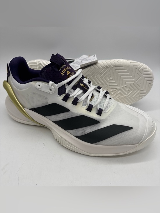 adidas Other - Adidas Men's Adizero Cybersonic Tennis Shoes White Purple Gold Size 10 JQ5382